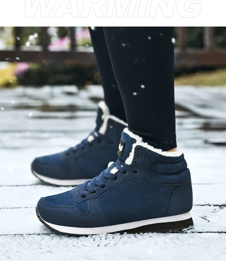 Botas de hombre, cómodas, de invierno; botas de hombre, cálidas, zapatillas de invierno, botas de nieve, impermeables, botines unisex de invierno para hombre.