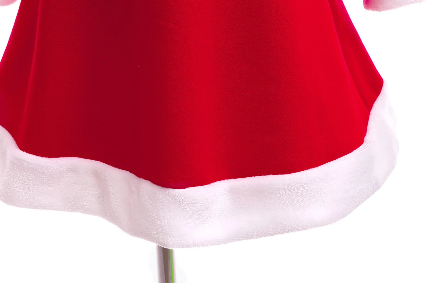 Vestido rojo navideño con capucha para niñas, ideal para el jardín de infancia, la escuela o cualquier ocasión. Disfraz cómodo para fiestas navideñas.