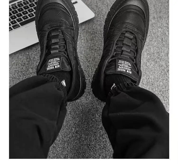 Winter Cotton Shoes Men's New Cotton Boots Outdoor Cold Resistant Men's Shoes Anti Slip Snow Boots Thick Warm Casual Shoes