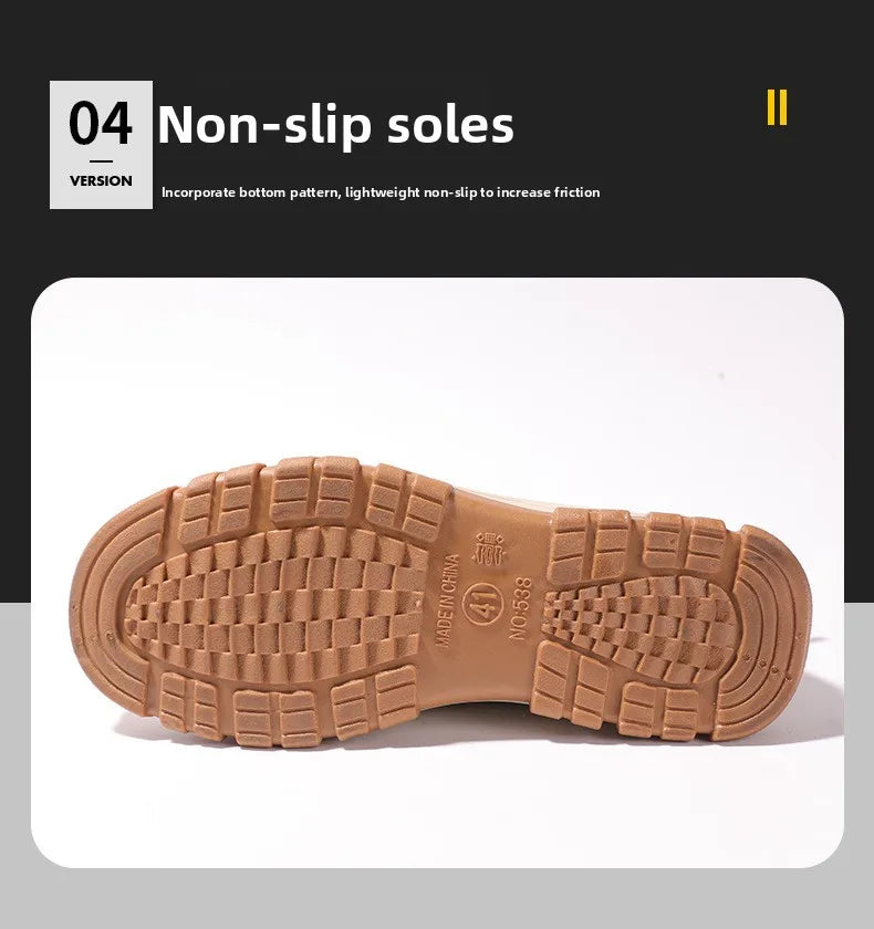 Botas de lluvia para hombre, ideales para primavera y otoño. Botas de goma resistentes e impermeables. Botas de lluvia de invierno con forro polar para hombre. Tallas grandes. Calzado de protección laboral.