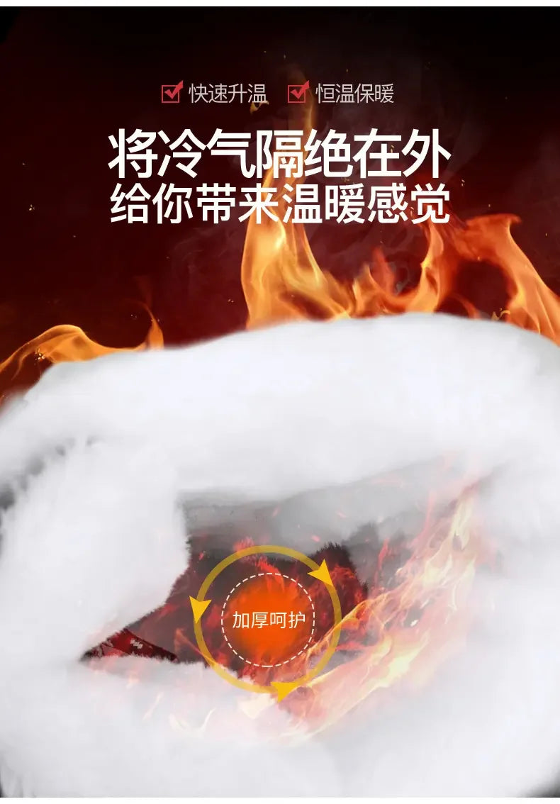 Winter Women's Waterproof High Heel Boots Strap Up Flat Heel Boots Warm Snow Shoes, Plush Outdoor Fashion Casual Boots