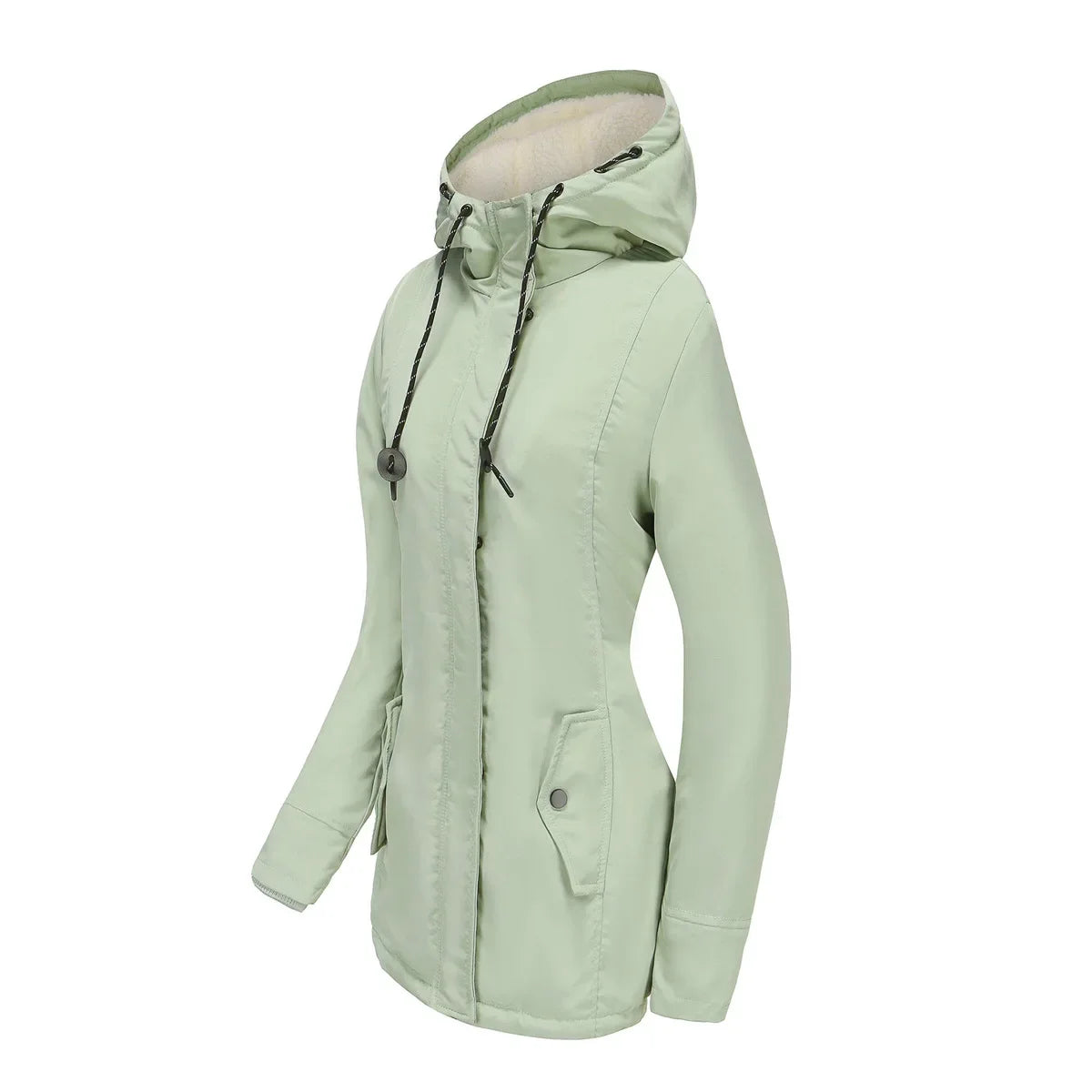 2023 Womens Parker Coat Autumn/winter Cotton-padded Jacket for Women Thickened Jacket Womens Casual Hooded Coat