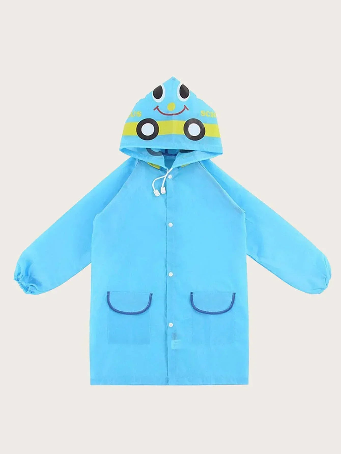 One-piece Raincoat Cartoon Animal Children Outdoor Waterproof Rain Coat Clothes Baby Boys Girls Jacket Coat Rainwear Rainsuit