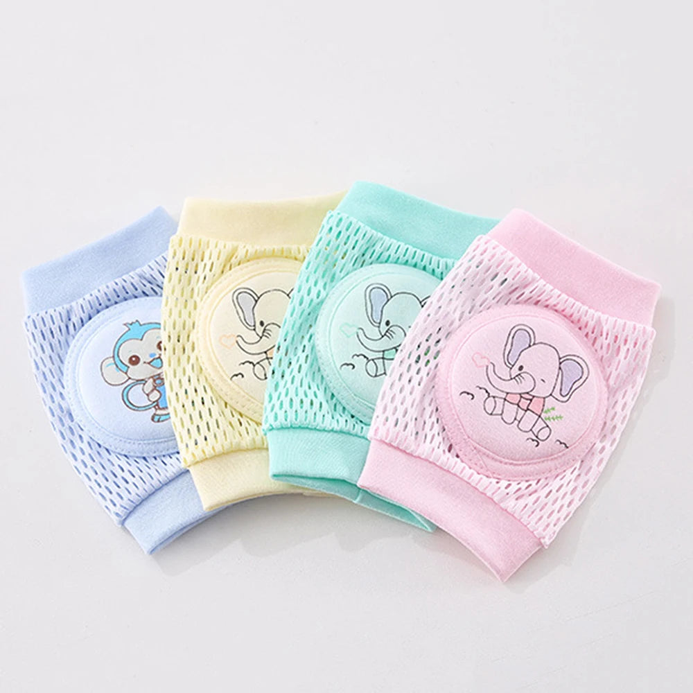 1 Pair Baby Knee Pads Leg Warmer Safety Bear Girl Boy Kids Accessories Crawling Gaiter Toddlers Protector Infant Animal Cushion