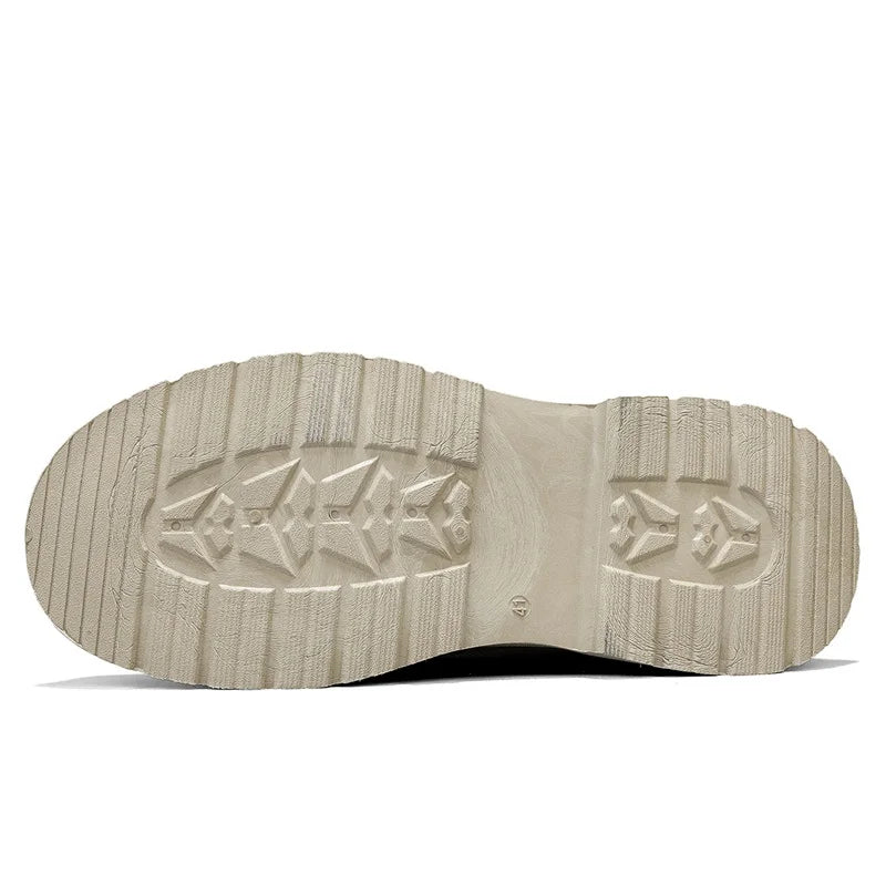 Botas vaqueras para hombre, versátiles, de caña alta, deportivas, informales, para entrenamiento, de moda para exteriores, resistentes al desgaste, para correr, botas de motociclista