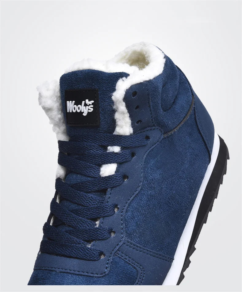 Botas de hombre, cómodas, de invierno; botas de hombre, cálidas, zapatillas de invierno, botas de nieve, impermeables, botines unisex de invierno para hombre.