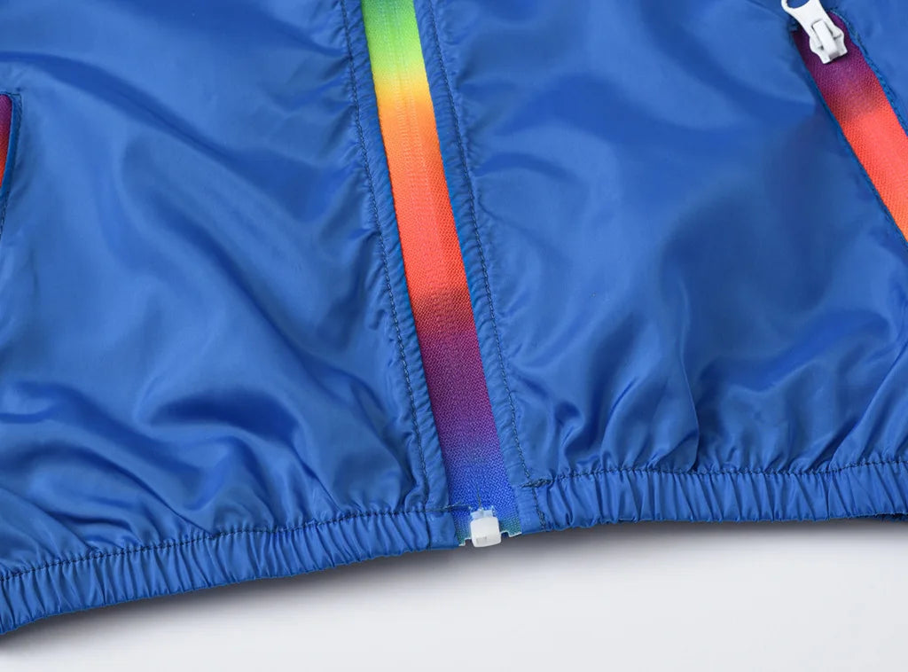 Children's Summer Thin Sun-protective Jacket Boys Girls Breathable Hooded Zipper Solid Lightweight Coat Jackets Clothing