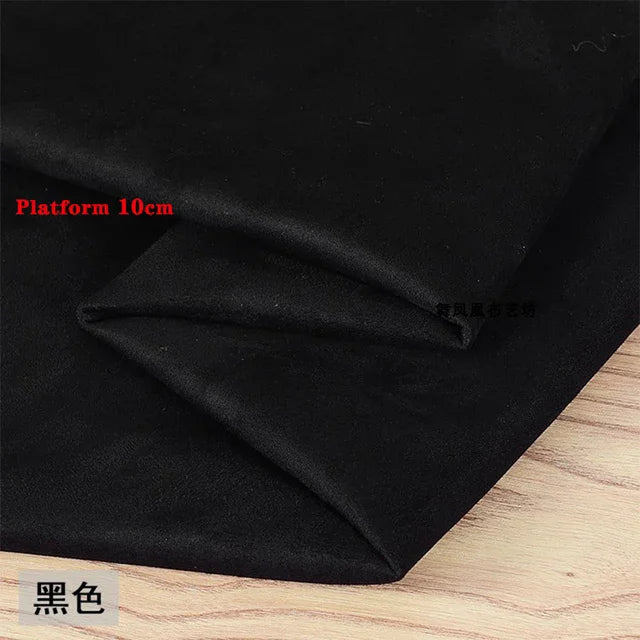 Funda protectora duradera para zapatos de plataforma de 10 cm, color beige, para botas de pole dance, resistente al desgaste, para entrenamiento y sandalias.