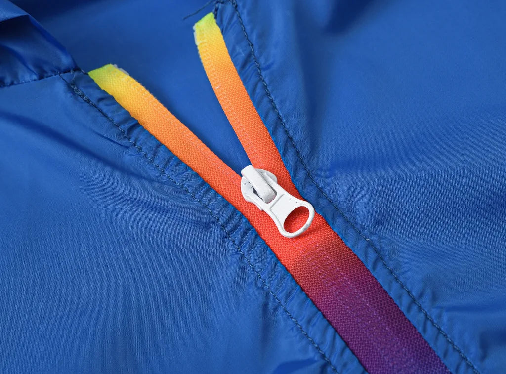 Children's Summer Thin Sun-protective Jacket Boys Girls Breathable Hooded Zipper Solid Lightweight Coat Jackets Clothing