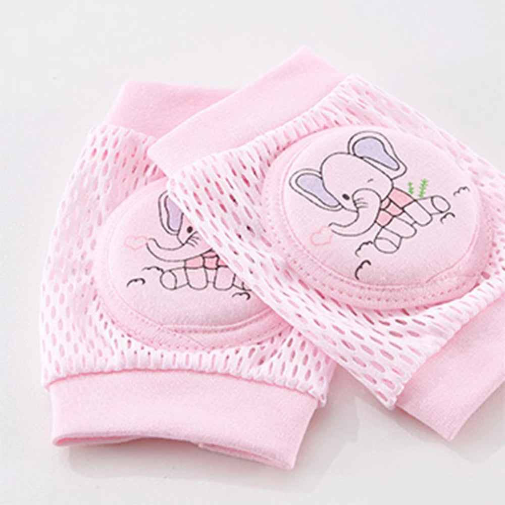 1 Pair Baby Knee Pads Leg Warmer Safety Bear Girl Boy Kids Accessories Crawling Gaiter Toddlers Protector Infant Animal Cushion