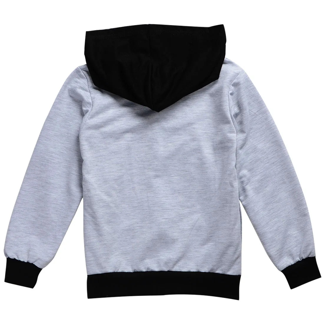 Spring Autumn Kids Baby Boys Coats Hooded Sweatshirt Girls Hoodies Children Jacket Toddler Outerwear Clothes Gray Blue Red 3-12T