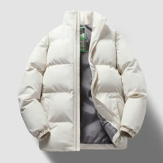 Down Jacket Cotton-padded Clothes Winter Thickened Cotton-padded Coat New Men And Women Couple Chopsticks Casual Youth Warm O...