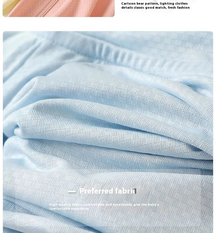 Children's Ice Silk Sunscreen Clothing Summer Breathable Boys and Girls Baby Light Sunscreen Clothing UV Jacket Sunscreen Clothi
