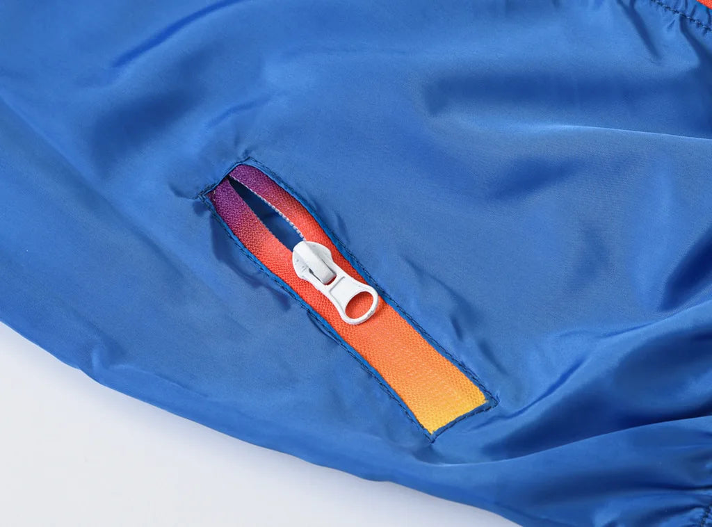 Children's Summer Thin Sun-protective Jacket Boys Girls Breathable Hooded Zipper Solid Lightweight Coat Jackets Clothing