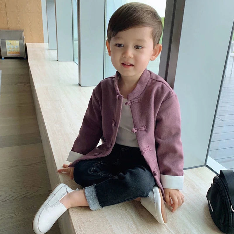 Pantalones vaqueros holgados para bebé niño y niña, nueva moda, estilo coreano, casuales, de color sólido, pantalones vaqueros para primavera y otoño para niños de 1 a 7 años.