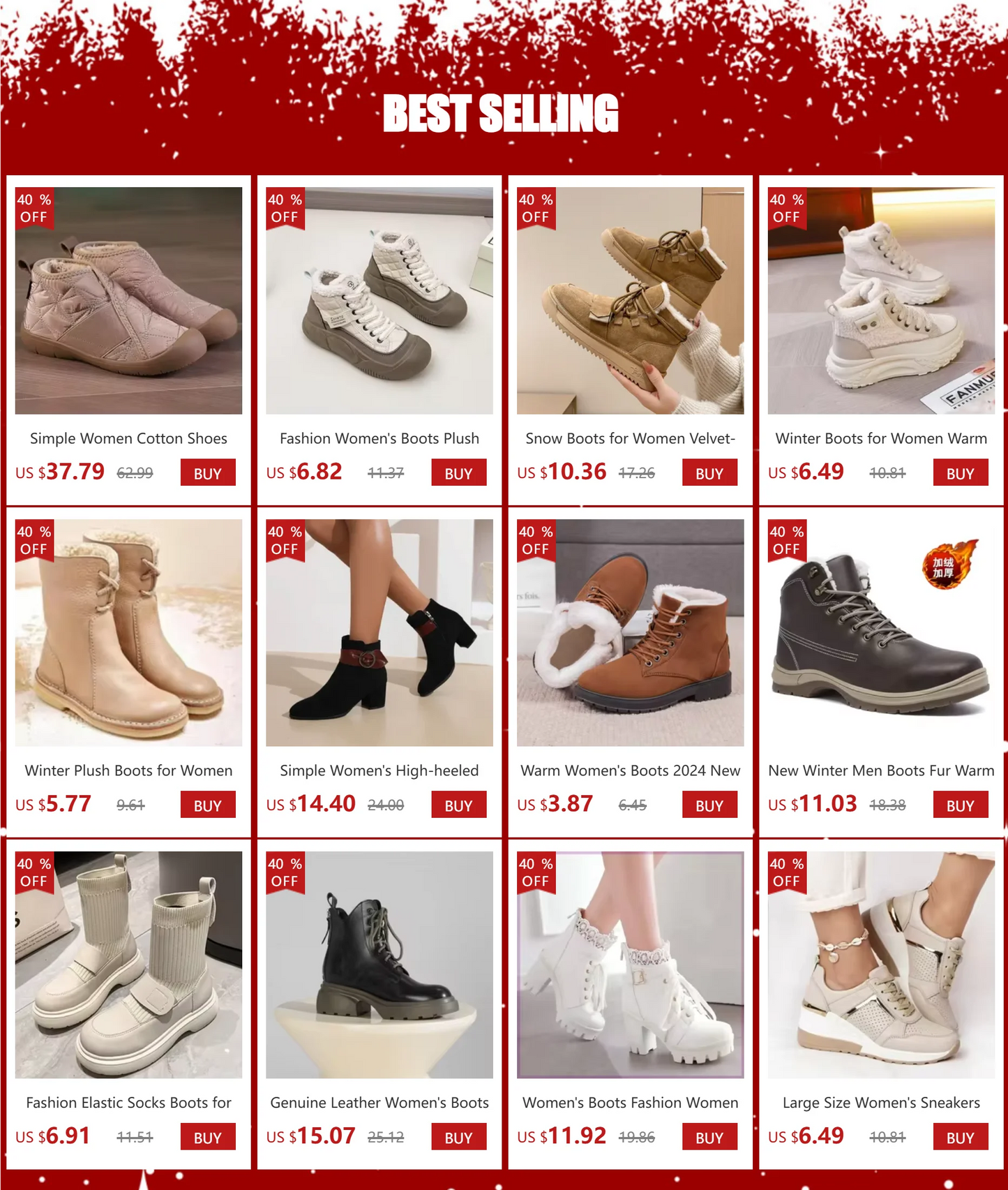 Botas de calcetín para mujer, sencillas, hasta media pantorrilla, ligeras, resistentes al desgaste, informales, con plataforma y sin cordones