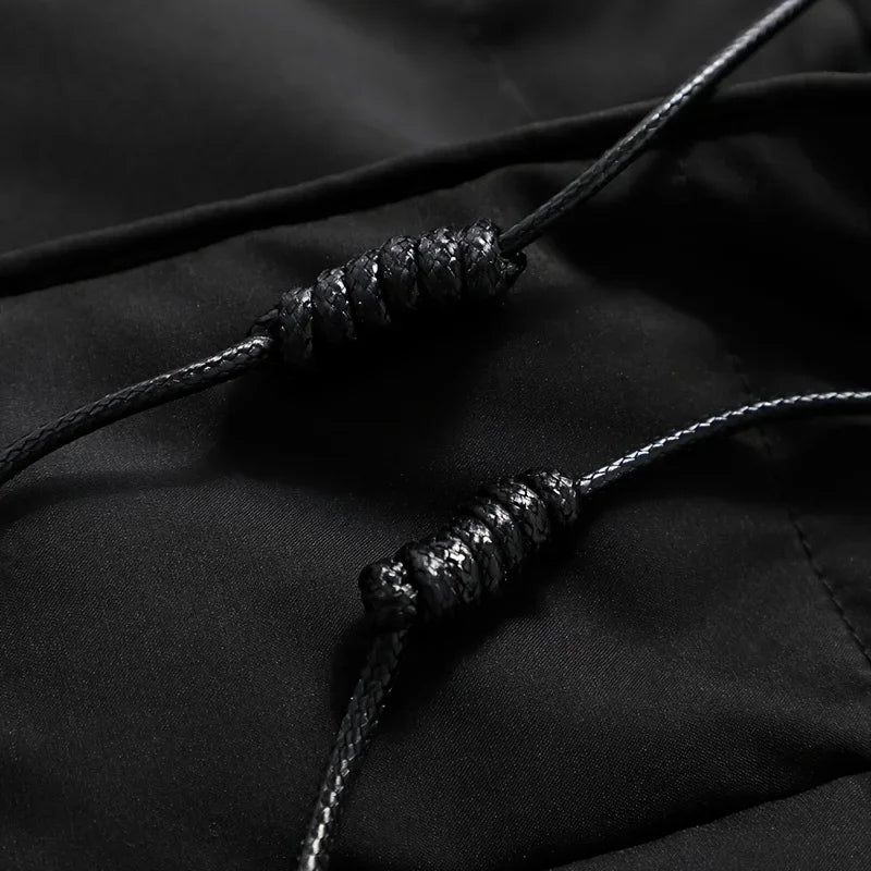 2024 Warm Hooded Mid-length Jacket Mens Casual Zip Up Cotton Padded Jacket Overcoat Autumn Winter Windbreaker Coats Men Clothing