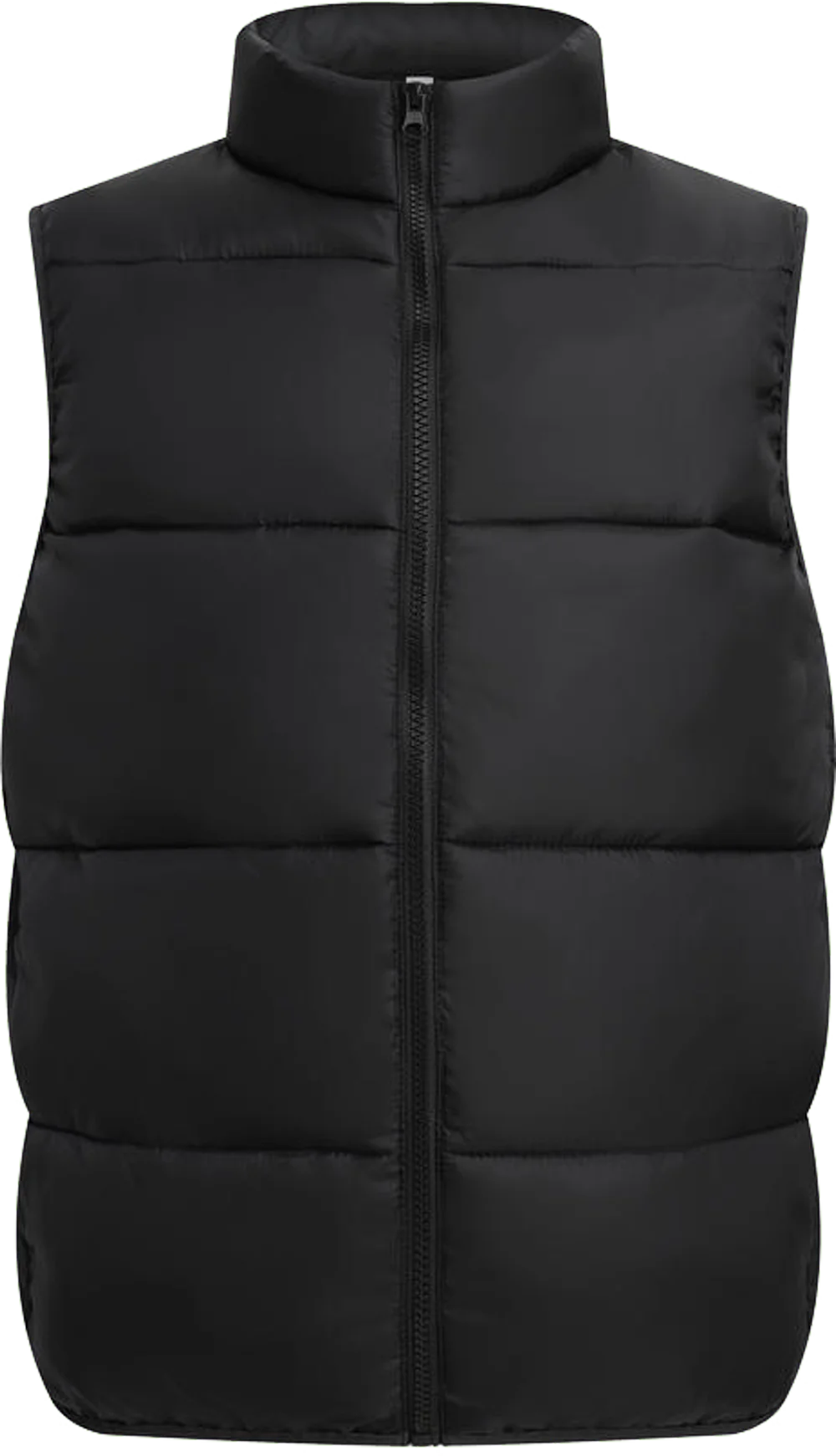 Customized Logo Winter Coat Windproof Vest Thick Stand Up Collar DIY Down Cotton Printing Company Brand Jacket Sleeveless