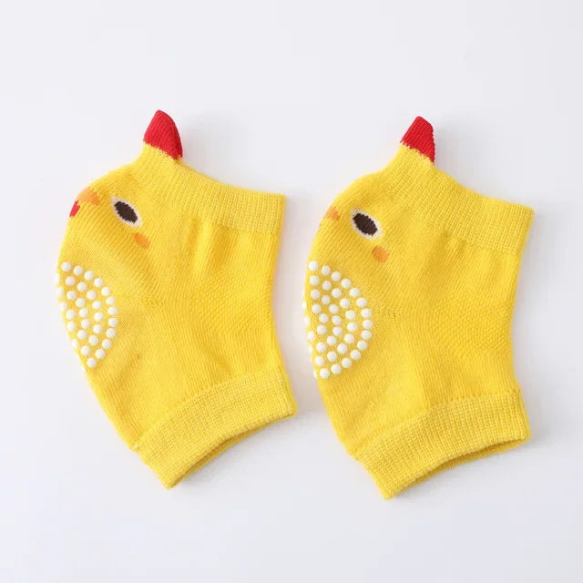 0-3 Years Cotton  Baby Knee Pad Girls Boys Anti-slip Knee Pads Newborn Protector Crawling Elbow Cushion Kid Leging Kneecaps