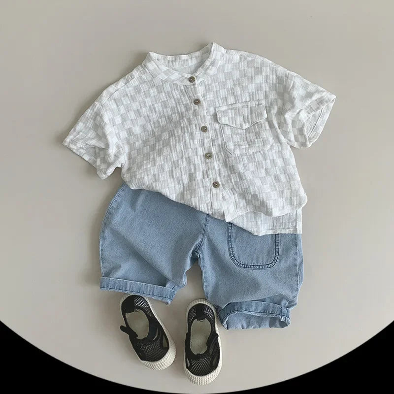 Pantalones vaqueros finos para niños de 1 a 5 años, primavera y verano, holgados e informales, a la moda, para niñas.