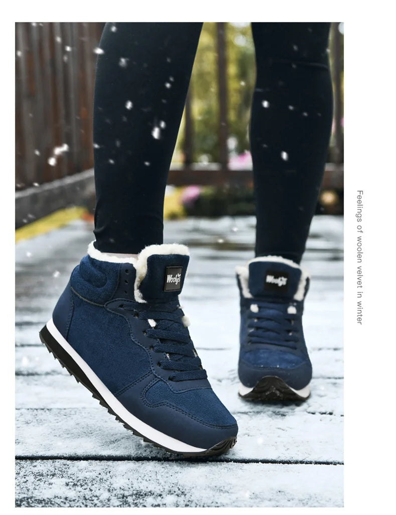 Botas de hombre, cómodas, de invierno; botas de hombre, cálidas, zapatillas de invierno, botas de nieve, impermeables, botines unisex de invierno para hombre.