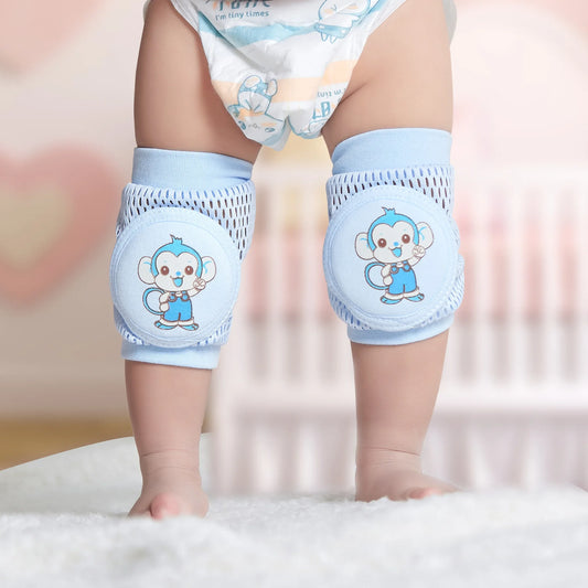 1 Pair Baby Knee Pads Leg Warmer Safety Bear Girl Boy Kids Accessories Crawling Gaiter Toddlers Protector Infant Animal Cushion