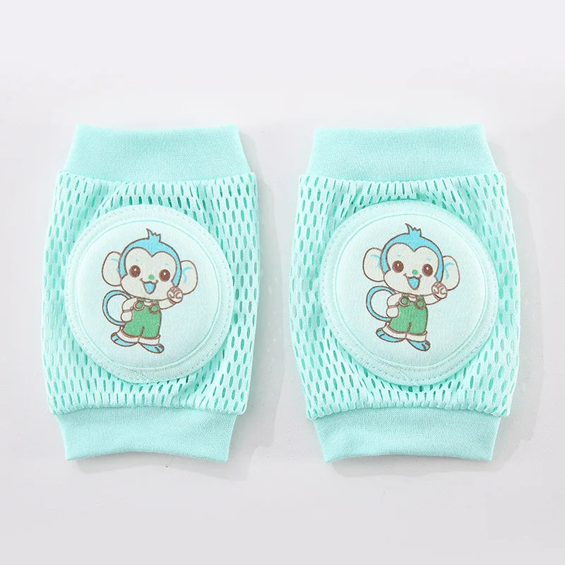 1 Pair Baby Knee Pads Leg Warmer Safety Bear Girl Boy Kids Accessories Crawling Gaiter Toddlers Protector Infant Animal Cushion