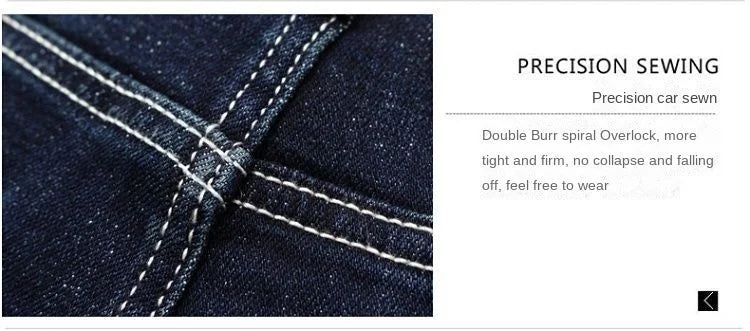 Pantalones vaqueros de diseño de primavera y otoño para hombre, estilo coreano, estilo boy friend, de algodón, elásticos, ajustados e informales.