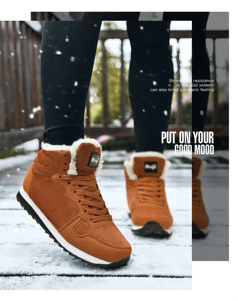 Botas de hombre, cómodas, de invierno; botas de hombre, cálidas, zapatillas de invierno, botas de nieve, impermeables, botines unisex de invierno para hombre.