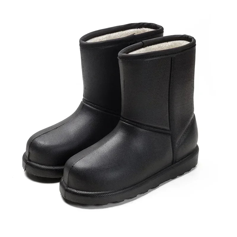 Botas de nieve nuevas para mujer, cálidas y de felpa, impermeables, de EVA, para invierno