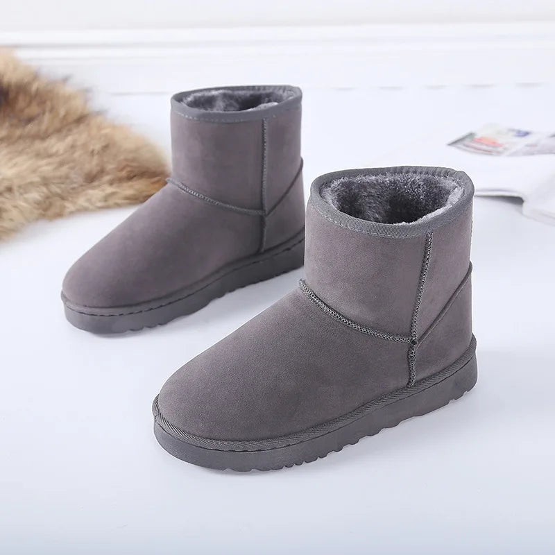 Women Snow Boots Australia Classic  Women Ankle Boots Customized Winter Faux Fur Women Shoes