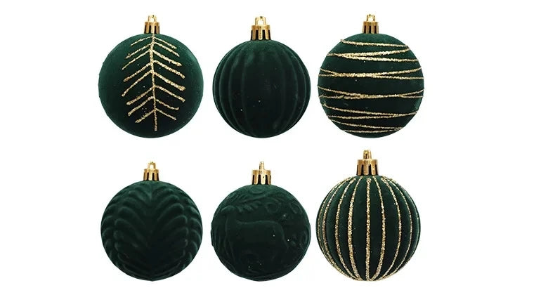 12/16 piezas de adornos navideños de bolas de color rojo vino de 6 cm, con efecto nevado, para árbol de Navidad, fiestas, Año Nuevo, esferas navideñas colgantes.