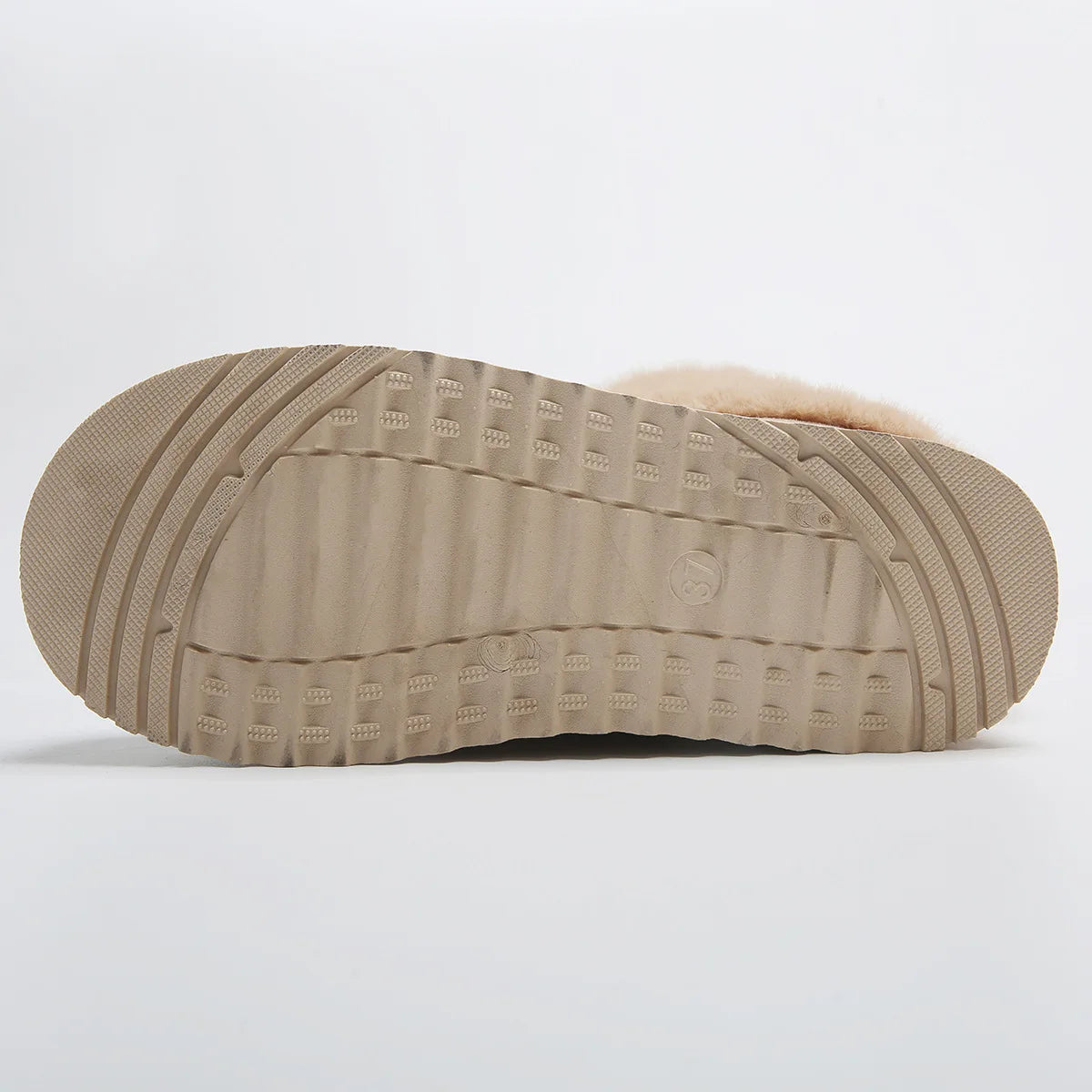 Shoes for Women Winter Slip on Women's Boots Black Round Toe Solid Flock Plush Warm Mid Heel Water Proof Casual Snow Boots Women