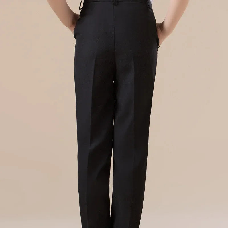 Pantalones para niños y niñas, pantalones escolares negros, ropa deportiva, uniformes para bebés y niños, pantalones largos de estilo preppy.