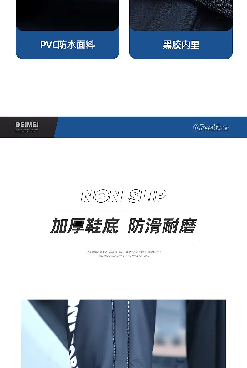 Adult Waterproof Shoe Covers Outdoor Travel Rainproof Shoe Covers Bandage Style Thickened Non-slip Rain Boots Covers