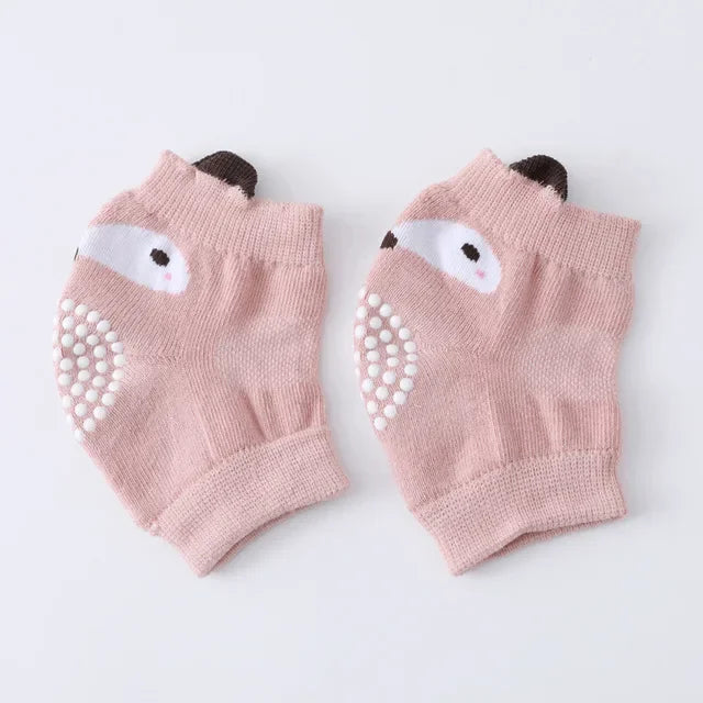 0-3 Years Cotton  Baby Knee Pad Girls Boys Anti-slip Knee Pads Newborn Protector Crawling Elbow Cushion Kid Leging Kneecaps