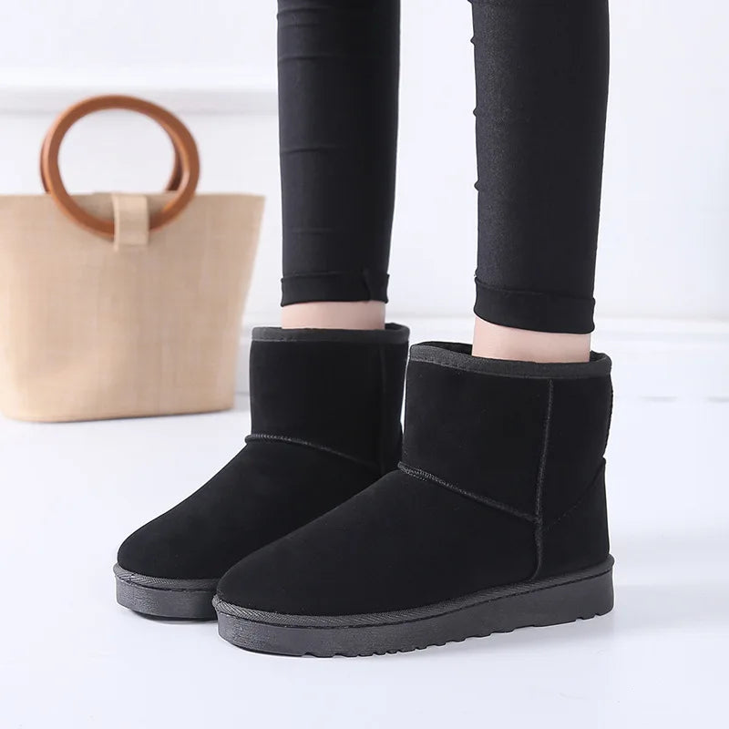Women Snow Boots Australia Classic  Women Ankle Boots Customized Winter Faux Fur Women Shoes