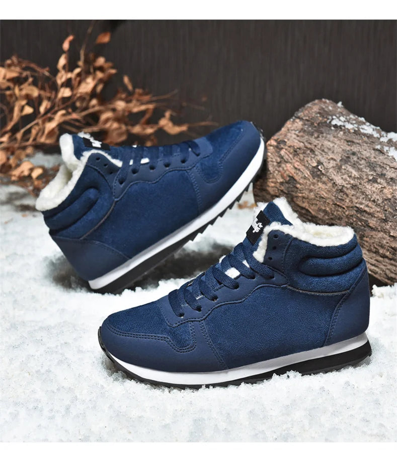 Botas de hombre, cómodas, de invierno; botas de hombre, cálidas, zapatillas de invierno, botas de nieve, impermeables, botines unisex de invierno para hombre.