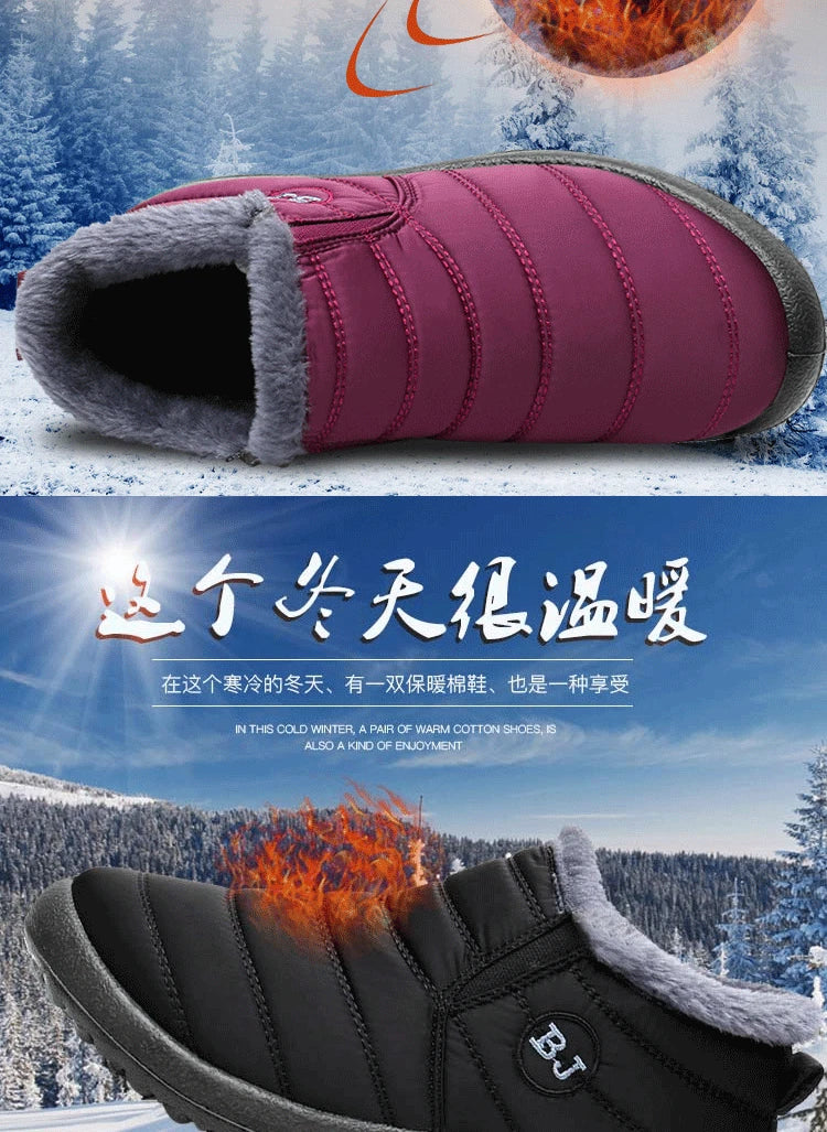 Boots Men Snow Outdoor Mens Shoes Men's Winter Boots Hiking Ankle Boots Waterproof Men Shoes Work Shoes Footwear