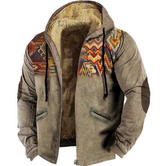 Vintage Y2k Zipper Golf Hoodie For Men Fashion Jacket Ethnic Men'S Pullovers 3d Jersey Sweatshirt Long Sleeve Casual Clothing
