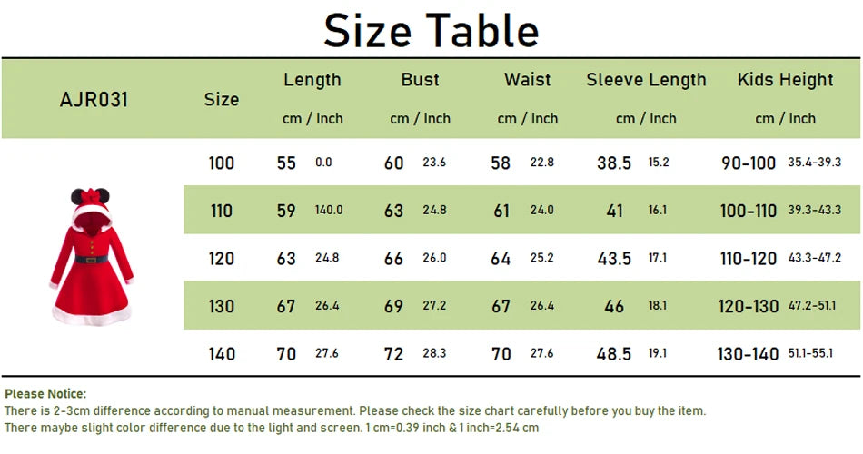 Vestido rojo navideño con capucha para niñas, ideal para el jardín de infancia, la escuela o cualquier ocasión. Disfraz cómodo para fiestas navideñas.