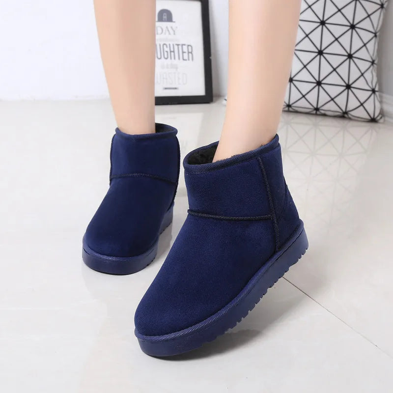 Women Snow Boots Australia Classic  Women Ankle Boots Customized Winter Faux Fur Women Shoes