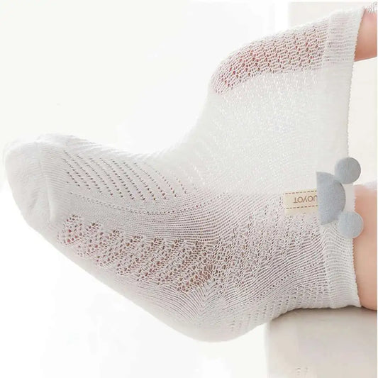 1 Pair Baby Socks Boys Girls Rabbit Ear Mouse Soft Summer Ultrathin Mesh Children Newborn Kids Infant Toddler Elastic