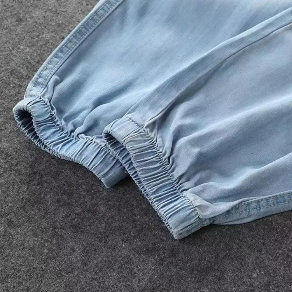 Pantalones Harem para mujer, cintura alta, cordón ajustable en el tobillo, pantalones de mujer con entrepierna profunda, cintura elástica, pantalones casuales para mujer