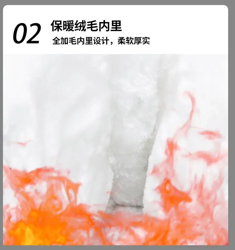 Winter Women's Waterproof High Heel Boots Strap Up Flat Heel Boots Warm Snow Shoes, Plush Outdoor Fashion Casual Boots