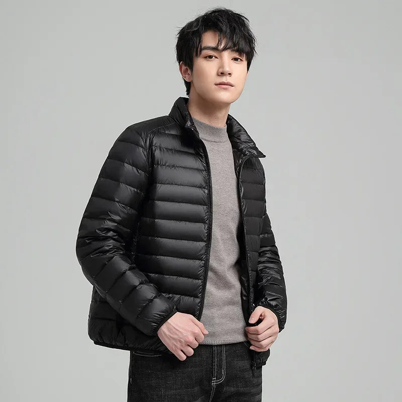 Winter Men's Cotton-padded Coat Cropped Lightweight Workwear Jacket Small Padded Jacket Men's Outerwear