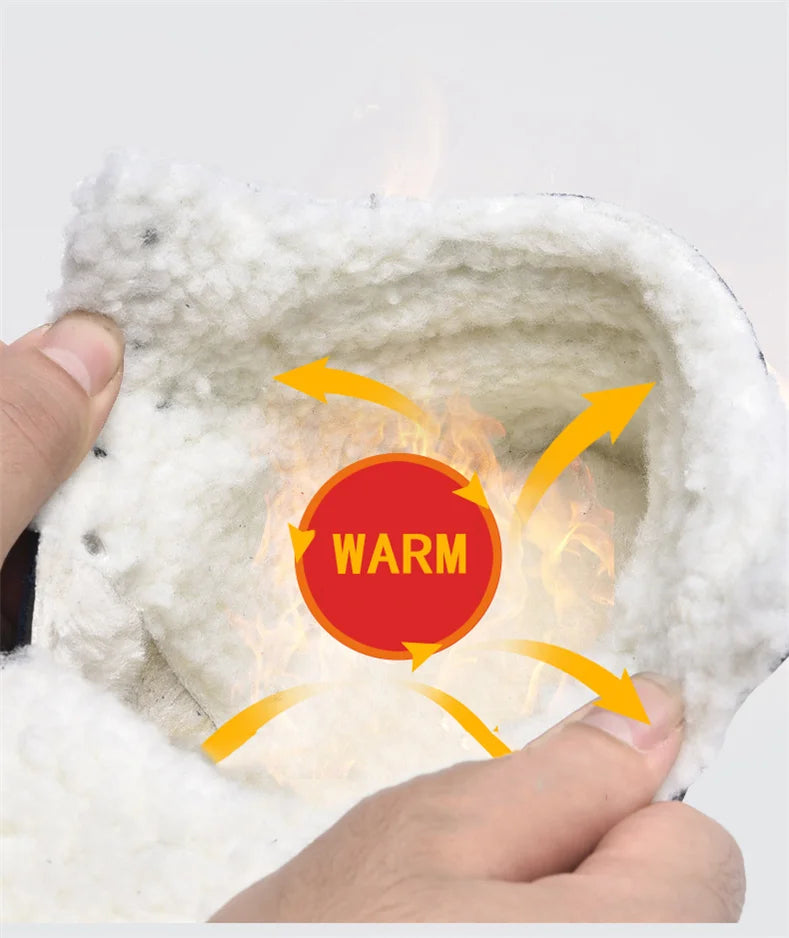 Botas de hombre, cómodas, de invierno; botas de hombre, cálidas, zapatillas de invierno, botas de nieve, impermeables, botines unisex de invierno para hombre.