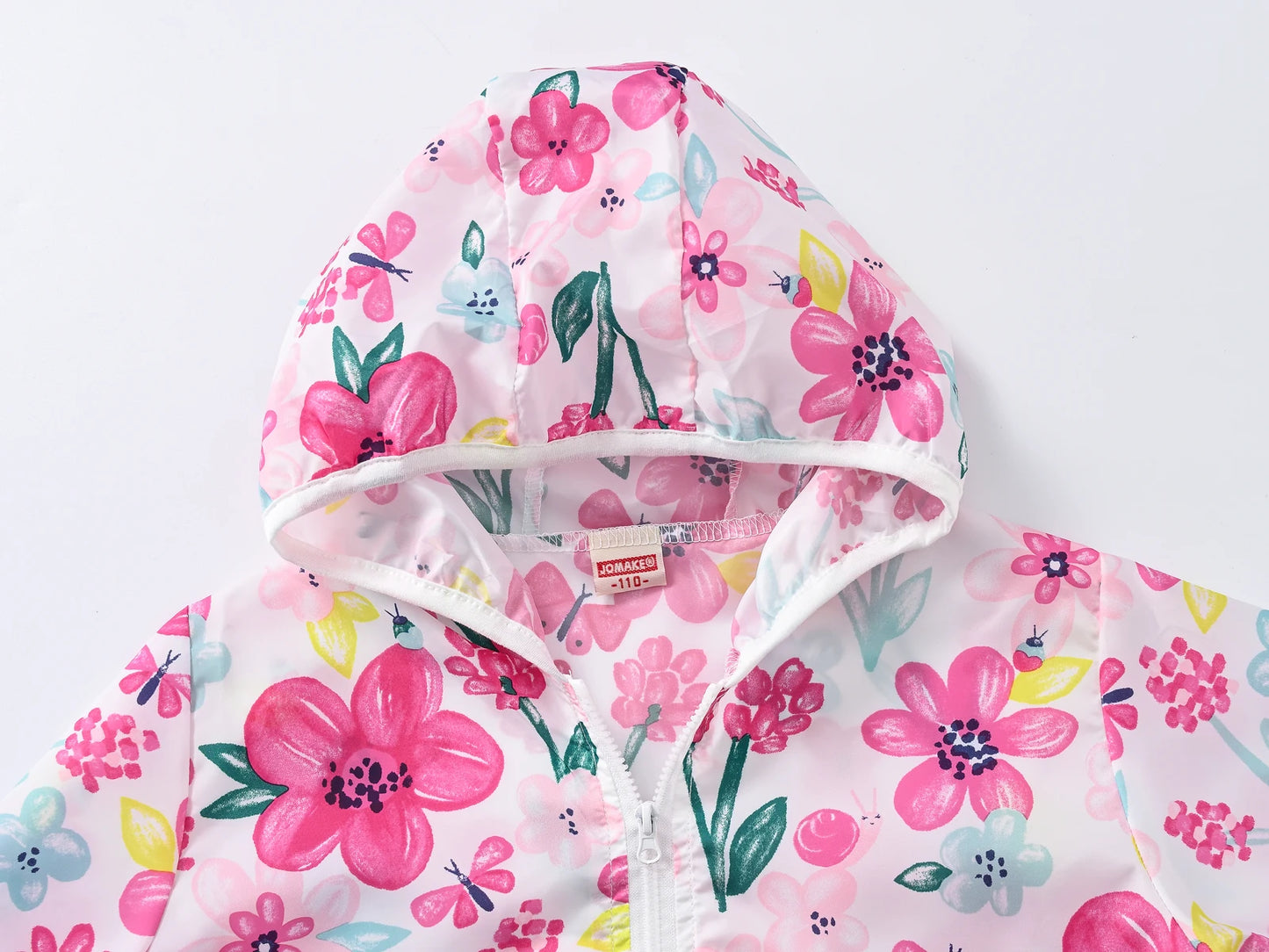 Cool and fashionable all kinds of lovely hooded jackets sunscreen printed jackets colorful children's animal printed sunscreen j