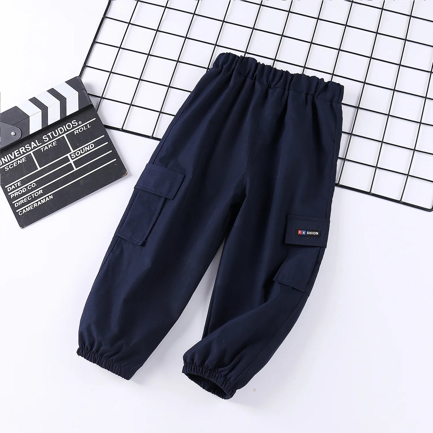 2024 Spring Boy Trousersants New 1-10 Year Old Boys' Casual Pants And Children's Cargo Pants Kid Solid Color Pants