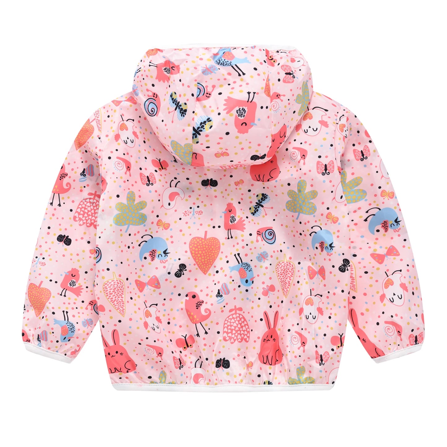 Cool and fashionable all kinds of lovely hooded jackets sunscreen printed jackets colorful children's animal printed sunscreen j